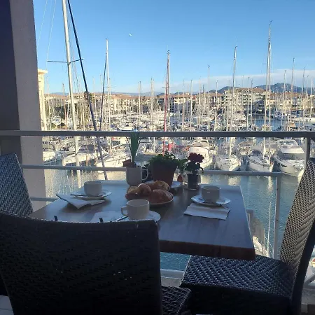 Appartement Cap Hermes 31m2 Vue Port Climatise Piscine,