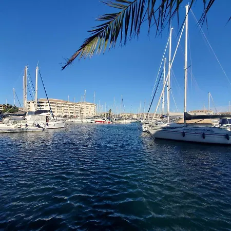 公寓 Cap Hermes 31m2 Vue Port Climatise Piscine,